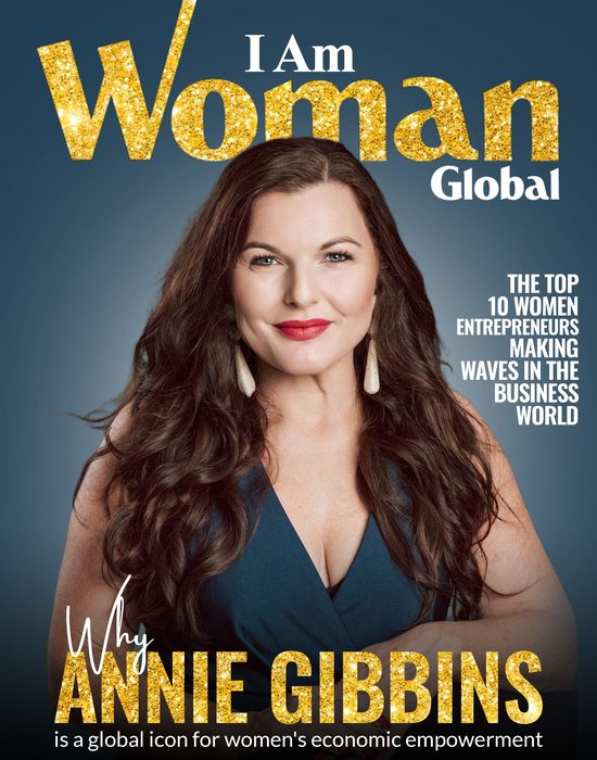 Annie Gibbins I Am Woman Global Magazine Cover
